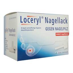 Abbildung: Loceryl Nagellack gegen Nagelpilz Direkt-Applikat. 2.5 ml, Wirkstoffhaltiger Nagellack PZN 18891809