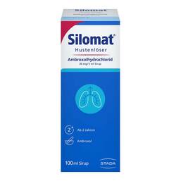 Abbildung: Silomat Hustenlöser Ambroxolhydrochlorid 30mg / 5ml 100 ml, Sirup PZN 18892559