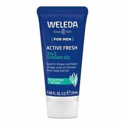 Abbildung: Weleda for Men Active Fresh 3in1 Shower Gel 20 ml, Duschgel PZN 18899892