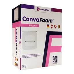 Abbildung: Convafoam Silicone Verband 15x15 cm 5 St, Verband PZN 18900052