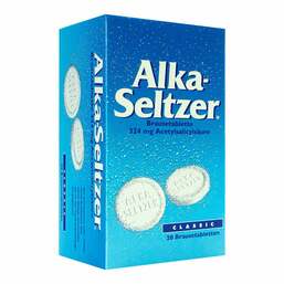 Abbildung: Alka-Seltzer classic Brausetabletten 2X10 St, Brausetabletten PZN 18900336