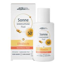 Abbildung: Sonne Schutz & Pflege Fluid ultraleicht LSF 50 + Lotion, 50 ml PZN 18905931