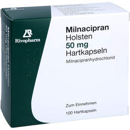 Abbildung: Milnacipran Holsten 50 mg Hartkapseln 100 St, Hartkapseln PZN 18906043
