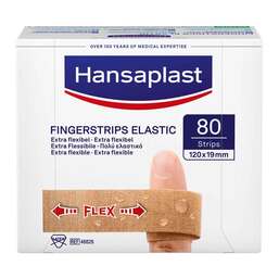 Abbildung: Hansaplast Elastic Finger Pflasterstrips 80 St, Pflaster PZN 18906698