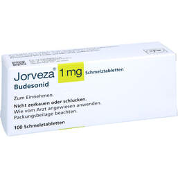 Abbildung: Jorveza 1 mg Schmelztabletten 100 St, Schmelztabletten PZN 18908013