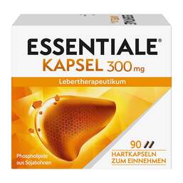 Abbildung: Essentiale Kapsel 300 mg 90 St, Hartkapseln PZN 18909165