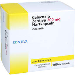 Abbildung: Celecoxib Zentiva 200 mg Hartkapseln 100 St, Hartkapseln PZN 18913333