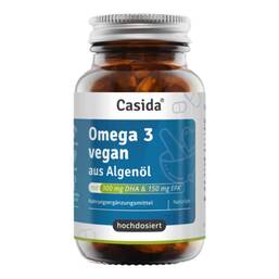 Abbildung: Omega-3 Vegan Algenöl hochdosiert EPA DHA Kapseln 60 St, Kapseln PZN 19065580