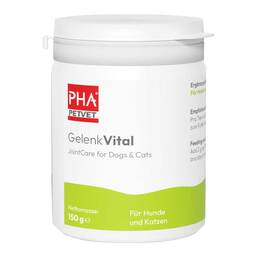 Abbildung: PHA Gelenkvital Erg.Futterm.Pulver für Hunde / Katzen 150 g, Pulver PZN 19068791