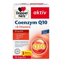 Abbildung: Doppelherz Coenzym Q10 + B Vitamine Kapseln 90 St, Kapseln PZN 19073556