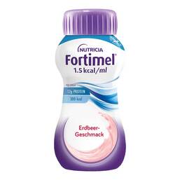 Abbildung: Fortimel 1.5 kcal Erdbeergeschmack 32X200 ml, Flüssigkeit PZN 19075584