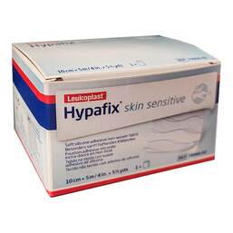 Abbildung: Hypafix skin sensitive Klebevlies 10 cmx5 m 1 St, Vlies PZN 19095167