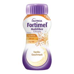 Abbildung: Fortimel Multifibre 1.5 kcal Vanillegeschmack 32X200 ml, Flüssigkeit PZN 19095859