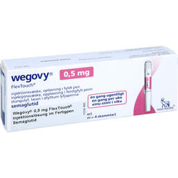 Abbildung: Wegovy 0,5 mg Flextouch Injektionslösung Fertigpen 1X1.5 ml, Injektionslösung PZN 19095977