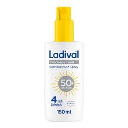 Abbildung: Ladival trockene Haut Sonnenschutz-Spray LSF 50 + 150 ml, Spray PZN 19099403
