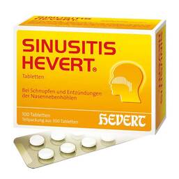 Abbildung: Sinusitis Hevert Tabletten 300 St, Tabletten PZN 19107373