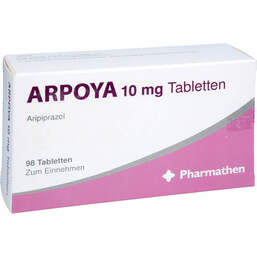 Abbildung: Arpoya 10 mg Tabletten 98 St, Tabletten PZN 19118371