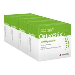 Abbildung: Calcium Vitamin D3 500 mg / 1000 I.E. OsteoStix Direktgranulat 120 St, Granulat PZN 19123403