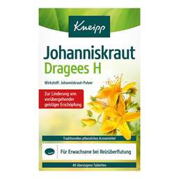 Abbildung: Kneipp Johanniskraut Dragees H 40 St, Überzogene Tabletten PZN 19126235
