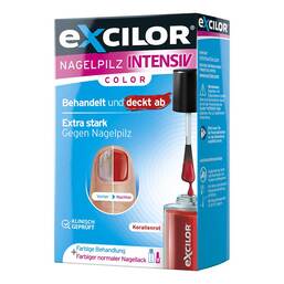 Abbildung: Excilor Nagelpilz intensiv Color 30 ml + 8 ml Kombi. 1 P, Kombipackung PZN 19129972