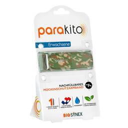 Abbildung: Para Kito Mückenschutz Armband Erwachsene camouflage 1 St PZN 19132106