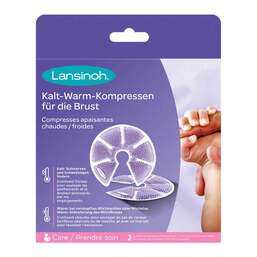 Abbildung: Lansinoh Kalt-Warm-Kompressen für die Brust 2 St, Kompressen PZN 19132307