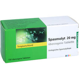Abbildung: Spasmolyt 20 mg überzogene Tabletten 100 St, Überzogene Tabletten PZN 19132804