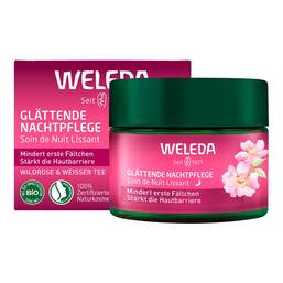 Abbildung: Weleda glättende Nachtpflege Wildrose & weißer Tee 40 ml, Creme PZN 19147131