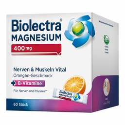 Abbildung: Biolectra Magnesium 400 mg Nerven & Muskeln Vital 60 St, Pellets PZN 19150883