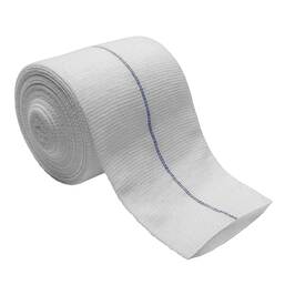 Abbildung: Actifast schlauchf.Fixierverband 7,5 cmx1 m blau 1 St, Binden PZN 19151500