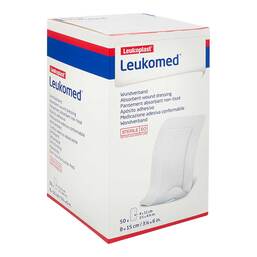 Abbildung: Leukomed sterile Pflaster 8x15 cm 50 St, Pflaster PZN 19151919