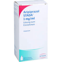 Abbildung: Aripiprazol STADA 1 mg / ml Lösung zum Einnehmen 150 ml, Lösung zum Einnehmen PZN 19154728