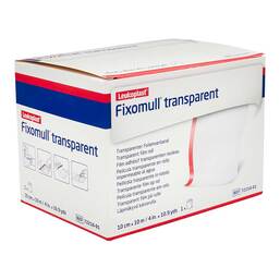 Abbildung: Fixomull transparent 10 cmx10 m 1 St, Pflaster PZN 19158672