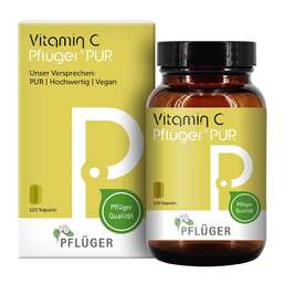 Abbildung: Vitamin C Pflüger Pur 250 mg Kapseln 120 St, Kapseln PZN 19160835