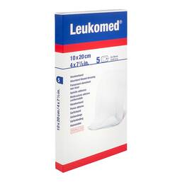 Abbildung: Leukomed sterile Pflaster 10x20 cm 5 St, Pflaster PZN 19162797