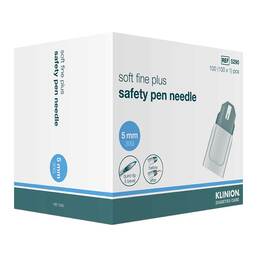 Abbildung: Klinion Soft fine plus safety Pen-Nadeln 5 mm 30 G 100 St, Kanüle PZN 19166588