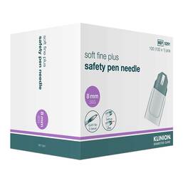 Abbildung: Klinion Soft fine plus safety Pen-Nadeln 8 mm 30 G 100 St, Kanüle PZN 19166594