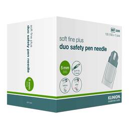 Abbildung: Klinion Soft fine plus duosafety Pen-Nad.5 mm 30 G 100 St, Kanüle PZN 19166602