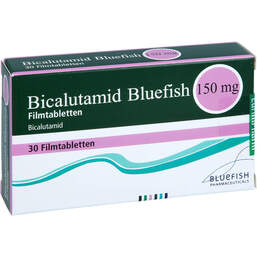 Abbildung: Bicalutamid Bluefish 150 mg Filmtabletten 30 St, Filmtabletten PZN 19168334