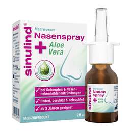 Abbildung: Sinulind Meerwasser Nasenspray + Aloe Vera 20 ml, Nasenspray PZN 19173157