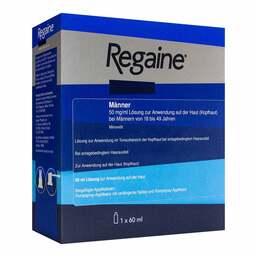 Abbildung: Regaine Männer 50 mg / ml Lösung z.Anw.a.d.Kopfhaut 60 ml, Lösung PZN 19175015