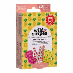 Abbildung: Wild Stripes Finger Flexi Food Int Pflaster 20 St, Pflaster PZN 19175765