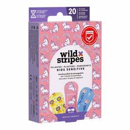 Abbildung: Wild Stripes Kids sensitive Fantasy Int Pflaster 20 St, Pflaster PZN 19175788