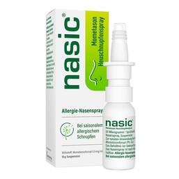 Abbildung: nasic Mometason Heuschnupfenspray 10 g, Nasenspray PZN 19176457