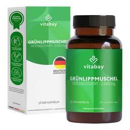 Abbildung: Grünlippmuschel 2000 mg hochdosiert Kapseln 300 St, Kapseln PZN 19177095