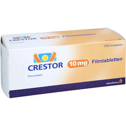 Abbildung: Crestor 10 mg Filmtabletten 100 St, Filmtabletten PZN 19179243