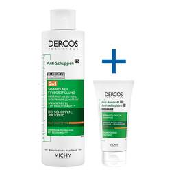 Abbildung: Vichy Dercos Anti-Schuppen 2in1 Shampoo und Conditioner 200 ml, Shampoo PZN 19180677
