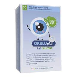 Abbildung: Okkluglas kids Silicone Uhrglasv.Silikonkleber 50 St, Verband PZN 19188561