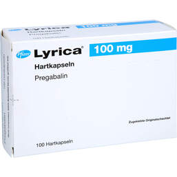 Abbildung: Lyrica 100 mg Hartkapseln 100 St, Hartkapseln PZN 19197608