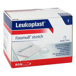 Abbildung: Leukoplast Fixomull stretch 10 cmx10 m 1 St, Verband PZN 19204030